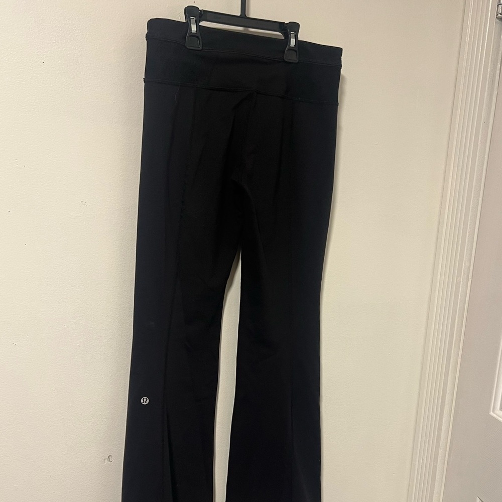 Lululemon Athletica Black Flare Pants - Picture 2 of 3